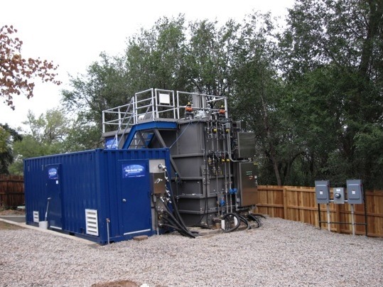 a distributed water reclamation system in Golden, Colo.